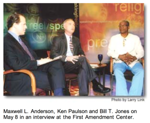 Bill T. Jones at the First Amendment Center, New York City